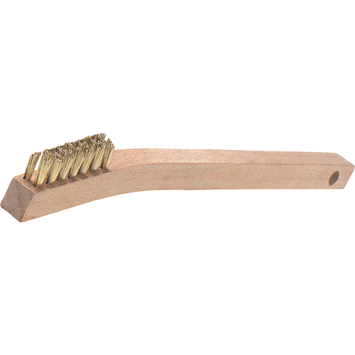 Brosses de grattage &agrave; petit manche, garnissage en V, Acier, 3 x 7 rangs de fils, Longueur 7-7/8" Absolute Business Supply