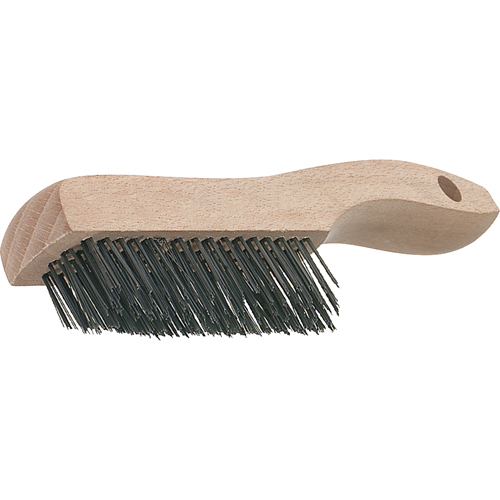 Brosses de grattage &agrave; manche &agrave; patin, garnissage en V, Acier inoxydable, 4 x 16 rangs de fils, Longueur 19-3/4" Absolute Business Supply