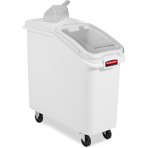 Mobile Ingredient Bins with Sliding Lid, 2.75 cu. ft. Capacity, 28" H x 13-13/100" W x 29-1/4" D Absolute Business Supply