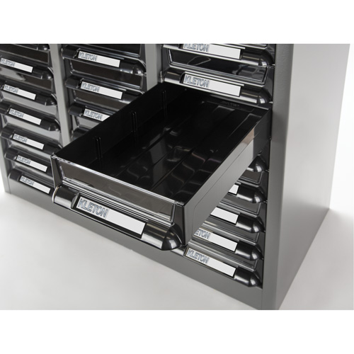 KPC-300 Parts Cabinet, Galvanized Steel, 60 Drawers, 21-3/10" x 10-2/5" x 36-9/10", Grey Absolute Business Supply