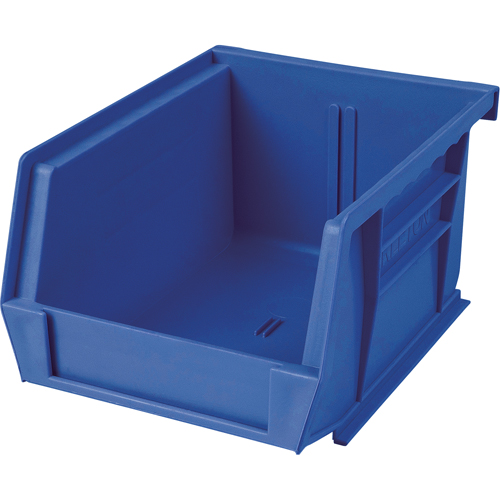 Plastic Bin, 8-1/4" W x 9" H x 18" D, Blue Absolute Business Supply
