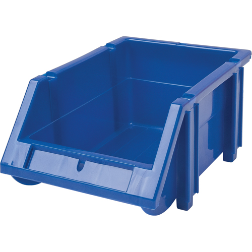 Bac empilable & &agrave; suspendre, 4-13/16" la, 3-3/16" h x 7-1/8" p, Bleu Absolute Business Supply