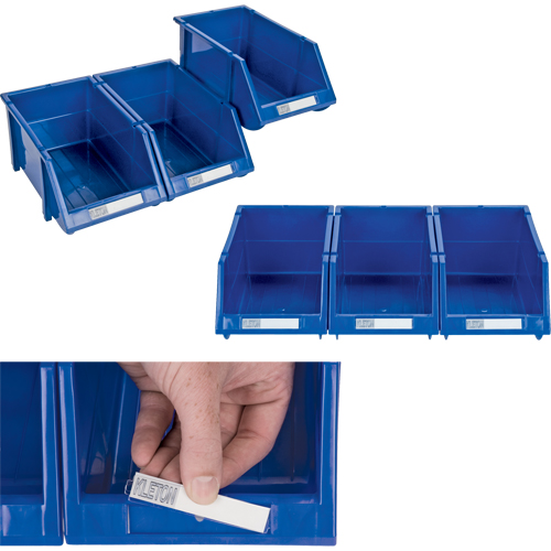 Stack & Hang Bin, 7-7/8" W x 7" H x 17-11/16" D, Red Absolute Business Supply