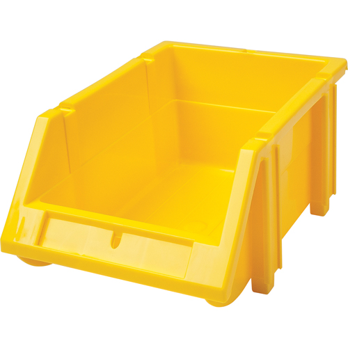 Bac empilable & &agrave; suspendre, 4-13/16" la, 3-3/16" h x 7-1/8" p, Jaune Absolute Business Supply