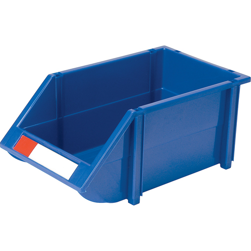 Bac empilable & &agrave; suspendre, 8-3/16" la, 6-3/16" h x 14" p, Bleu Absolute Business Supply