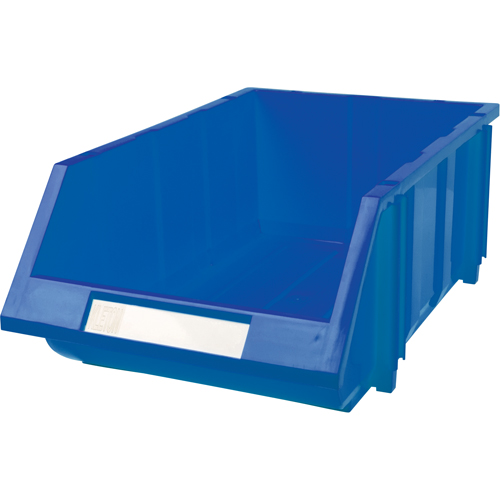 Bac empilable & &agrave; suspendre, 11-13/16" la, 7" h x 17-11/16" p, Bleu Absolute Business Supply