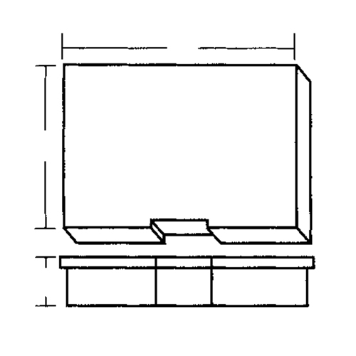 Compartment Case, Plastic, 15-1/2" W x 11-3/4" D x 2-1/2" H, Grey Absolute Business Supply