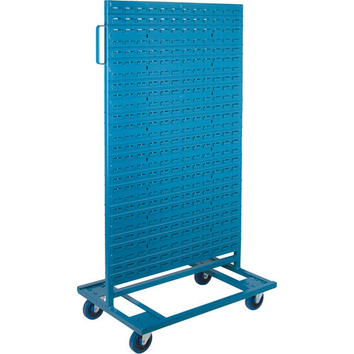 Supports mobiles pour contenants - &agrave; deux c&ocirc;t&eacute;s, 0 bacs, 36" la x 24" p x 67-1/2" h Absolute Business Supply