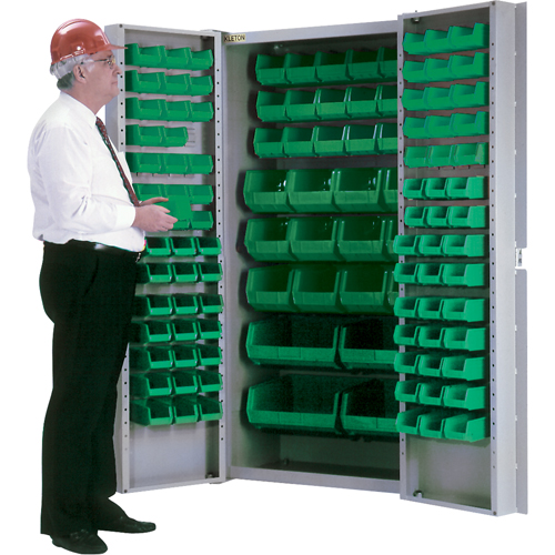 Armoire &agrave; combinaison avec porte creuse, 38" la x 24" p x 72" h, 36 tablettes Absolute Business Supply