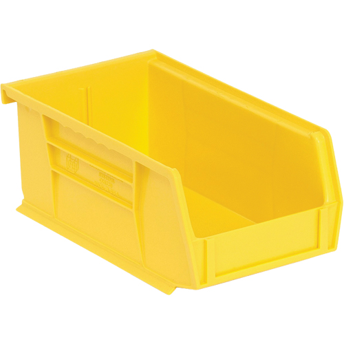 Ultra Stack & Hang Bin, 4-1/8" W x 3" H x 7-3/8" D, Yellow Absolute Business Supply