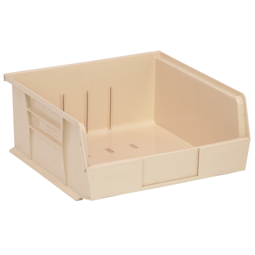 Ultra Stack & Hang Bin, 11" W x 5" H x 10-7/8" D, Ivory Absolute Business Supply