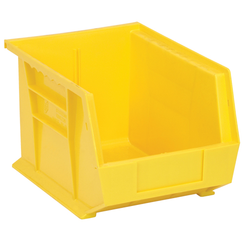Ultra Stack & Hang Bin, 8-1/4" W x 7" H x 10-3/4" D, Yellow Absolute Business Supply