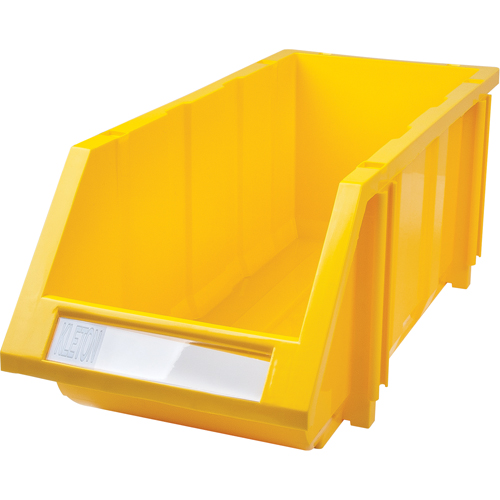 Stack & Hang Bin, 7-7/8" W x 7" H x 17-11/16" D, Yellow Absolute Business Supply