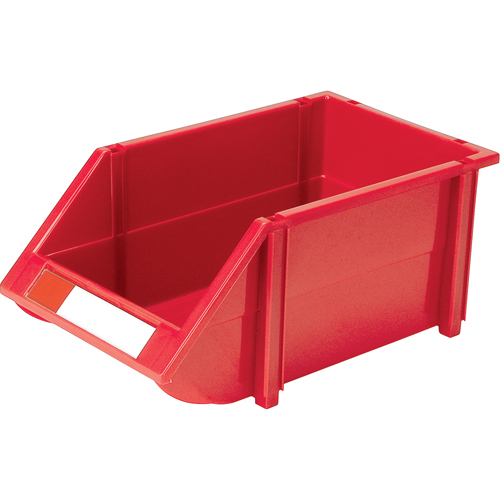 Bac empilable & &agrave; suspendre, 8-3/16" la, 6-3/16" h x 14" p, Rouge Absolute Business Supply