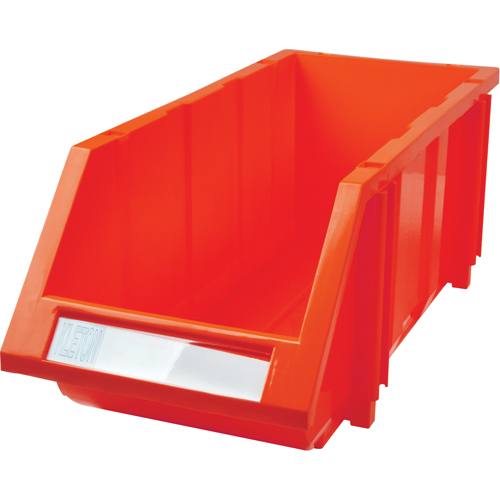 Stack & Hang Bin, 7-7/8" W x 7" H x 17-11/16" D, Red Absolute Business Supply