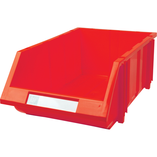 Bac empilable & &agrave; suspendre, 11-13/16" la, 7" h x 17-11/16" p, Rouge Absolute Business Supply