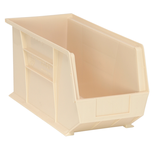 Ultra Stack & Hang Bin, 8-1/4" W x 9" H x 18" D, Ivory Absolute Business Supply