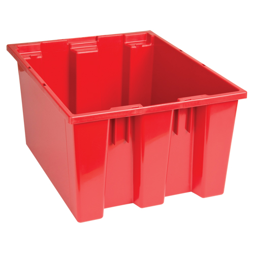 Contenants Stack & Nest, 10" x 19,5" x 15,5", Rouge Absolute Business Supply