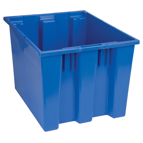 Contenants Stack & Nest, 13" x 19,5" x 15,5", Bleu Absolute Business Supply