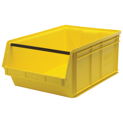 Giant Stacking Containers, 18.375" W x 29" D x 11.875" H, Yellow Absolute Business Supply