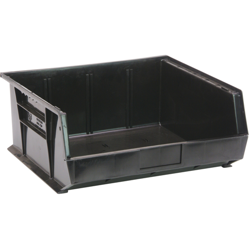 Environmentally Friendly Recycled Bin, 8-1/4" W x 7" H x 10-3/4" D, Black Absolute Business Supply