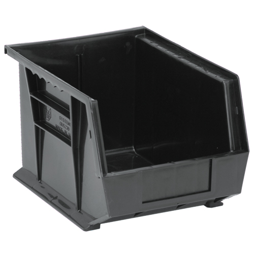 Ultra Stack & Hang Bin, 8-1/4" W x 7" H x 10-3/4" D, Black Absolute Business Supply