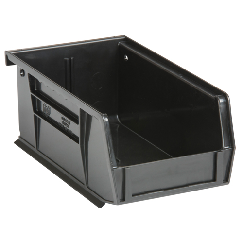 Ultra Stack & Hang Bin, 4-1/8" W x 3" H x 7-3/8" D, Black Absolute Business Supply