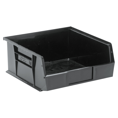 Ultra Stack & Hang Bin, 11" W x 5" H x 10-7/8" D, Black Absolute Business Supply