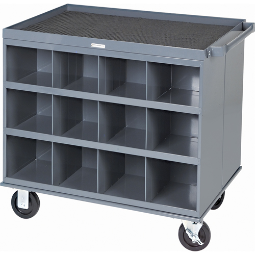 Heavy-Duty 2-Sided Mobile Carts/Work Stations, 1000 lbs. Capacity, 34" x W, 32" x H, 24" D, All-Welded Absolute Business Supply