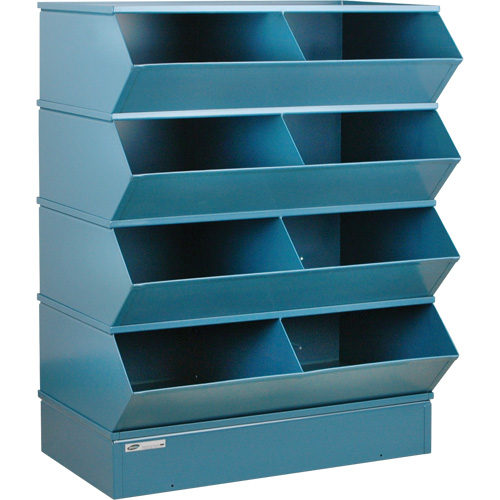 Syst&egrave;mes sectionnels &agrave; assembler, Cap. 5000 lb, 37" la x 24" p x 44" h, Bleu Absolute Business Supply