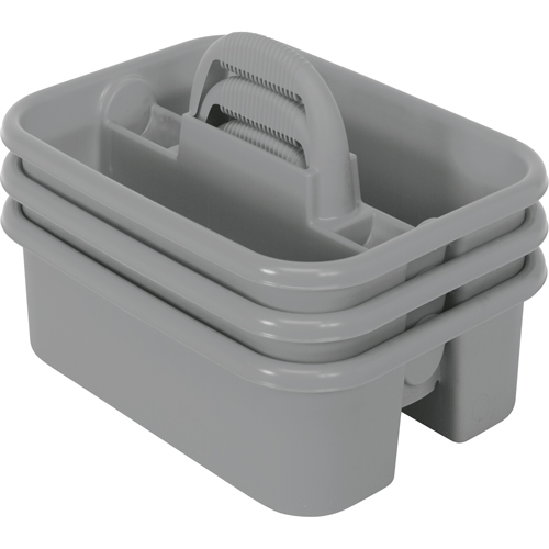 Supply Caddy, 8-3/4" x 13-3/8" x 13-3/8", Grey Absolute Business Supply