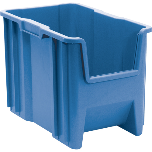 Giant Stacking Containers, 10.875" W x 17.5" D x 12.5" H, Blue Absolute Business Supply
