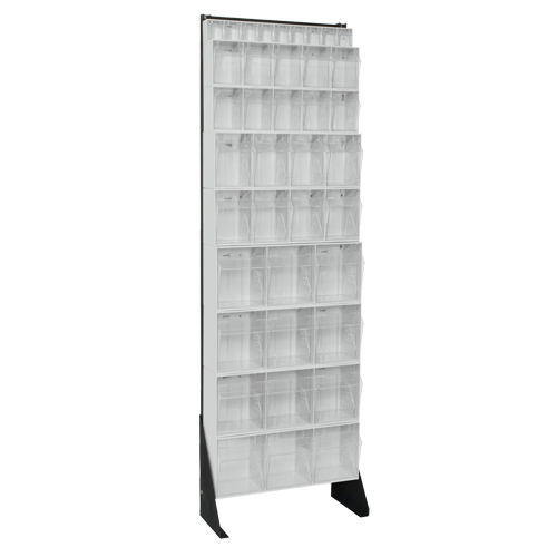 Tip-Out Bins Stand, 23-5/8" W x 8" D x 75" H, 36 Drawers Absolute Business Supply