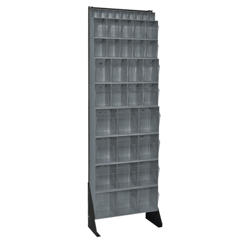 Tip-Out Bins Stand, 23-5/8" W x 8" D x 75" H, 36 Drawers Absolute Business Supply