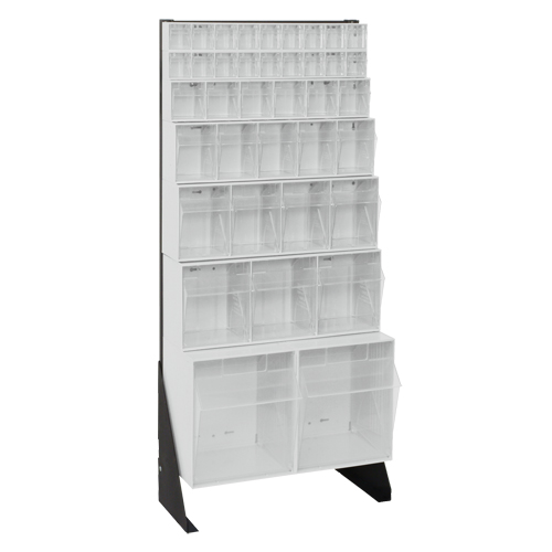 Support pour bacs basculants, 23-5/8" la x 8" p x 52" h, 38 tiroirs Absolute Business Supply