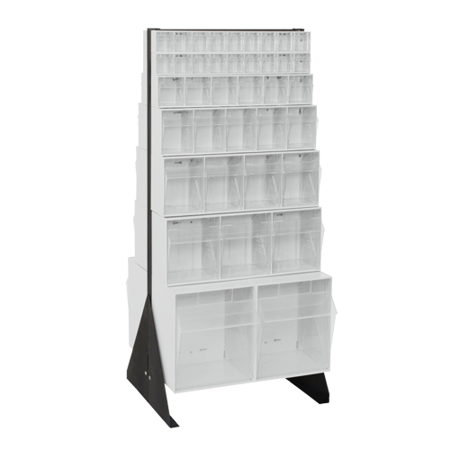 Support pour bacs basculants, 23-5/8" la x 16" p x 52" h, 76 tiroirs Absolute Business Supply