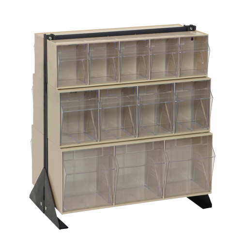 Tip-Out Bins Stand, 23-5/8" W x 16" D x 28" H, 24 Drawers Absolute Business Supply