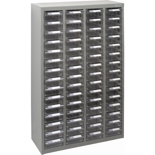 Casiers pour pi&egrave;ces KPC-700, Acier galvanis&eacute;, 60 tiroirs, 23-1/10" x 8-7/10" x 36-9/10", Gris Absolute Business Supply