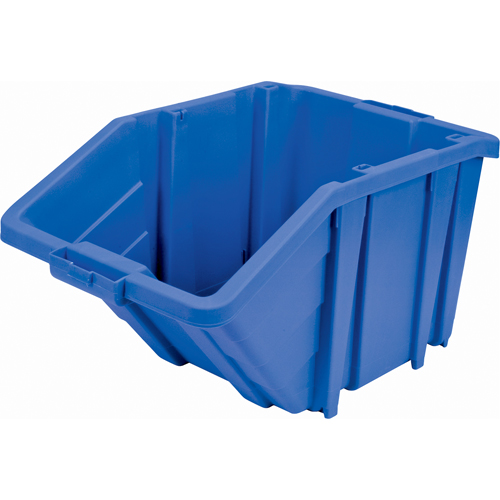 Bac g&eacute;ant en plastique, 15-1/2" la x 13" H x 25" p, Bleu, Capacit&eacute; 200 lb Absolute Business Supply