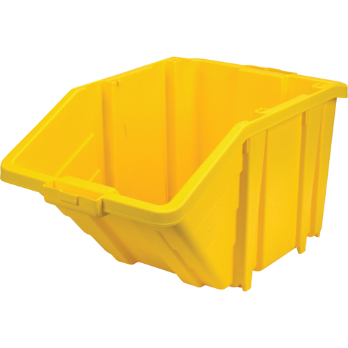 Bac g&eacute;ant en plastique, 15-1/2" la x 13" H x 25" p, Jaune, Capacit&eacute; 200 lb Absolute Business Supply