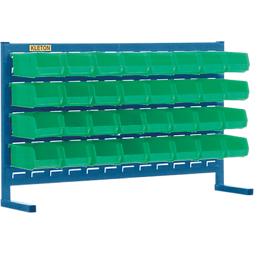 Rayonnage &agrave; persienne avec bacs, 32 bacs, 36" la x 8-1/4" p x 22" h Absolute Business Supply