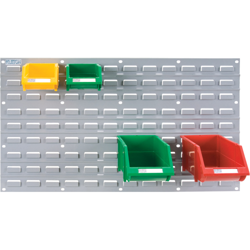 Panneau perfor&eacute; en m&eacute;tal pour bacs, 32 bacs, 36" la x 1/8" p x 19" h Absolute Business Supply