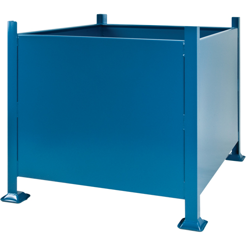 Contenants de vrac empilables, 30" ha x 34,5" la x 40,5" p, Capacit&eacute; de 3500 lb Absolute Business Supply