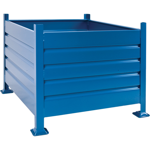 Bulk Stacking Containers, 30" H x 34.5" W x 40.5" D, 4500 lbs. Capacity Absolute Business Supply