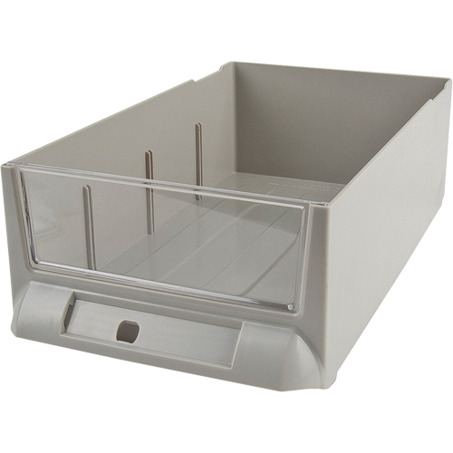 Replacement Drawer for KPC-200 Parts Cabinets, Plastic, 5-3/8" W x 9-13/16" D x 3-3/10" H, Grey Absolute Business Supply