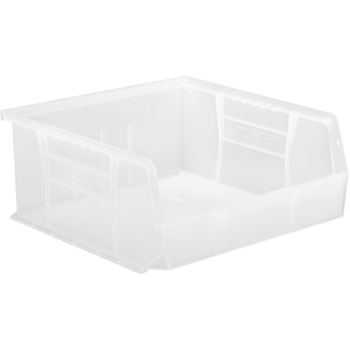 Bac transparent ultra empilable & suspendable, 11" la, 5" h x 10-7/8" p, Transparent Absolute Business Supply