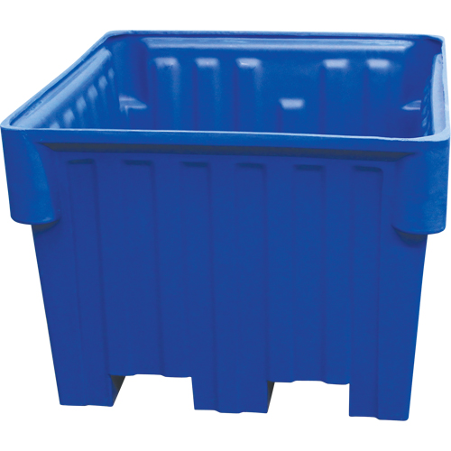 Nesting Forklift Bin, 42" W x 48" D x 30" H, Blue Absolute Business Supply