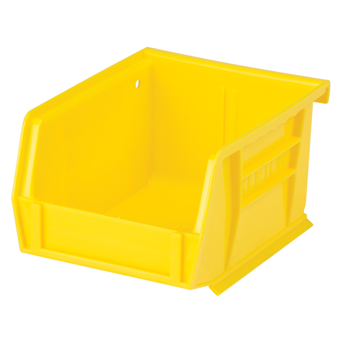 Stack & Hang Bin, 4-1/8" W x 3" H x 5-3/8" D, Yellow Absolute Business Supply