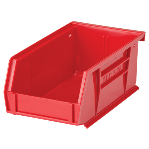 Stack & Hang Bin, 4-1/8" W x 3" H x 7-3/8" D, Red Absolute Business Supply