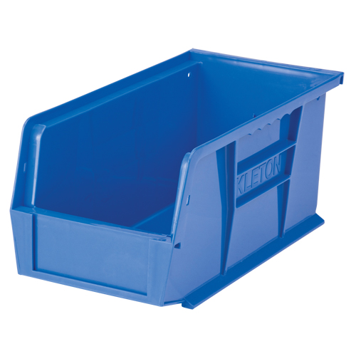 Bac empilable & &agrave; suspendre, 5-1/2" la, 5" h x 10-7/8" p, Bleu Absolute Business Supply